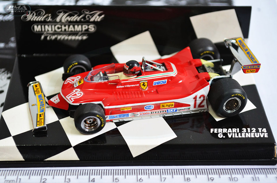 GILLES VILLENEUVE 1979 FERRARI 312T4 1:43